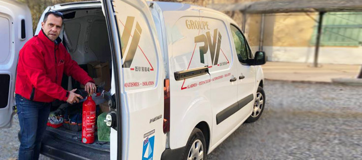PVI protège votre foyer ou vos locaux professionnels contre l'Incendie
