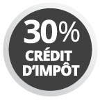 30 pourcent de crédit d'impôt 30 pourcent de crédit d'impôt